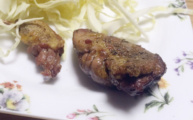 「腸抜きしなかったコガモの熟成結果」サムネイル