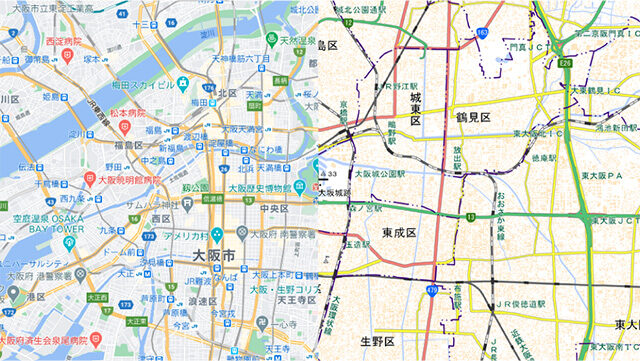 「地理院地図とGoogleマップを切り替えるブックマークレット」サムネイル