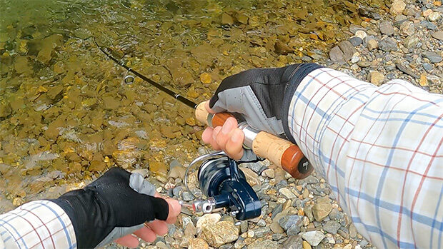 「理想のタックルで再開できた渓流釣り」サムネイル